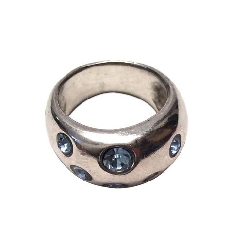ysl ring silver